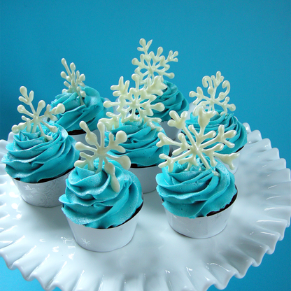 Snowflake Cupcake