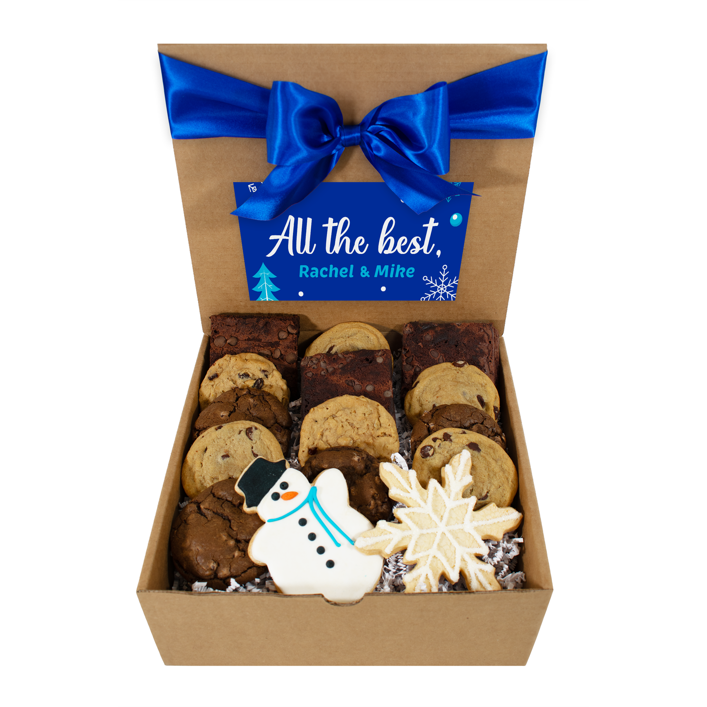 Winter Cookies & Brownies Gift Box