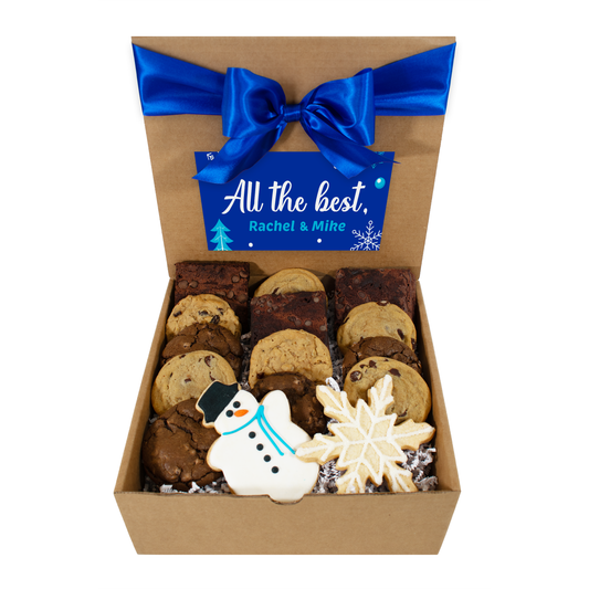 Winter Cookies & Brownies Gift Box