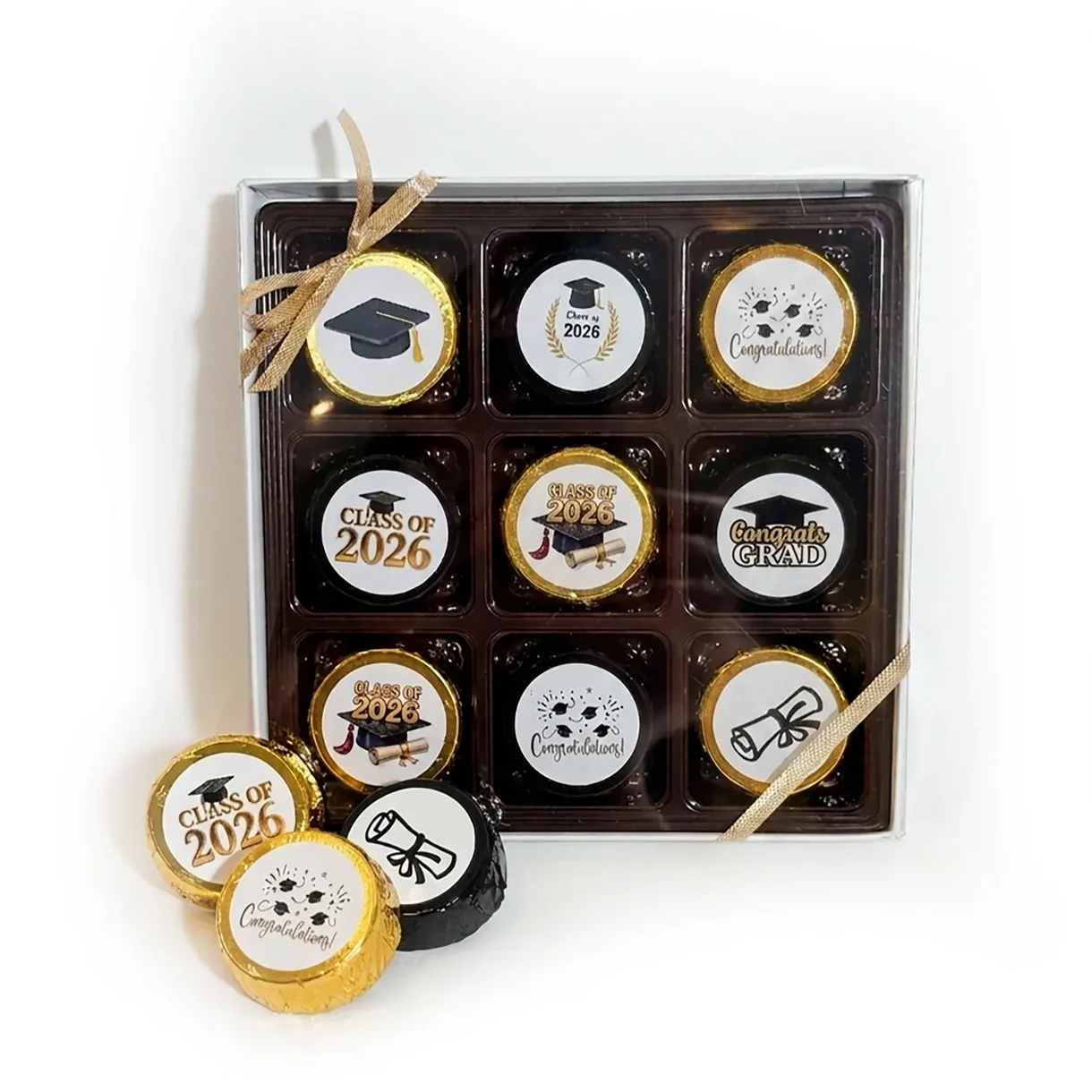 9-Pack Custom Logo Dipped Oreos
