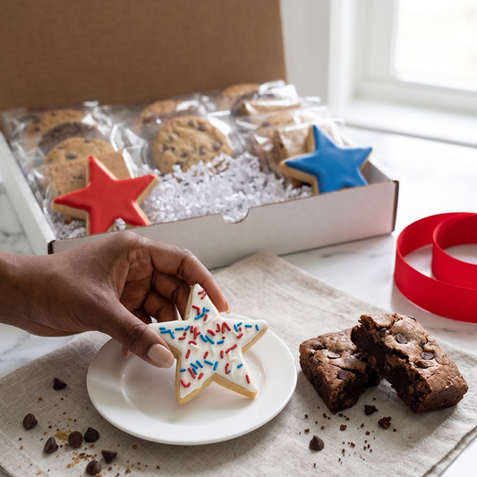 Star Spangled Brownie & Cookie Box