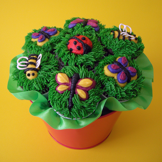 SPRING CUPCAKES BOUQUET