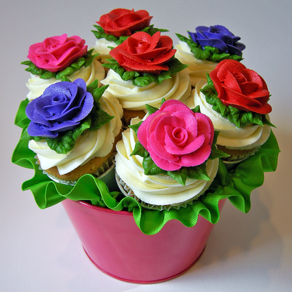 Rose Cupcake Bouquet