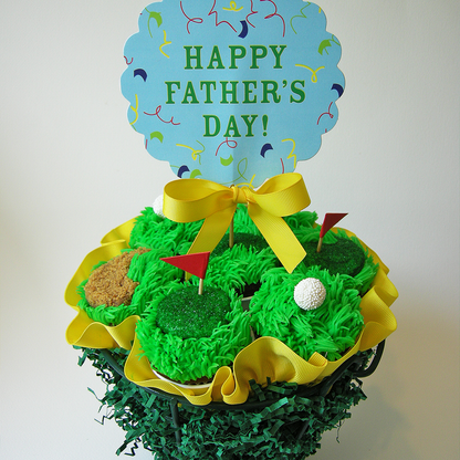 Golf Cupcake Bouquet