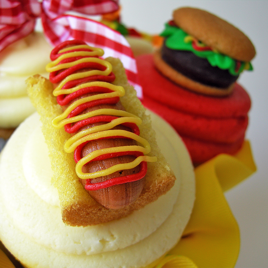 BBQ Cupcake Bouquet