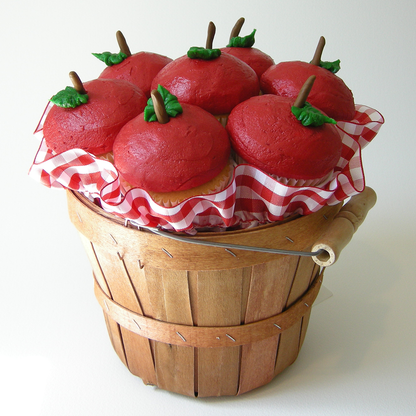 Apple Cupcake Bouquet
