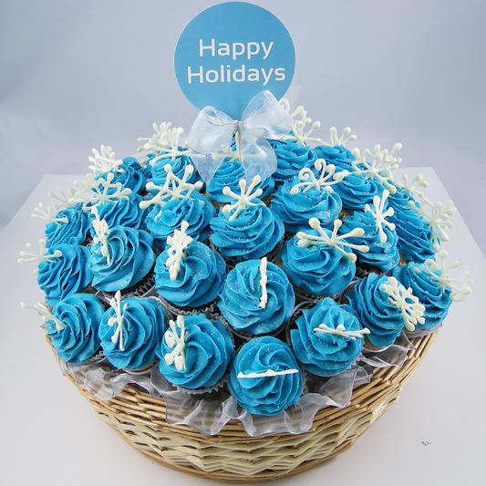 Winter Cupcake Bouquet