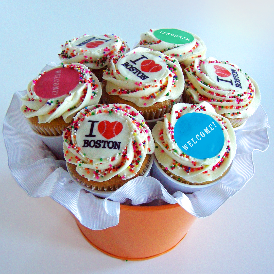 Welcome To Boston Cupcake Bouquet