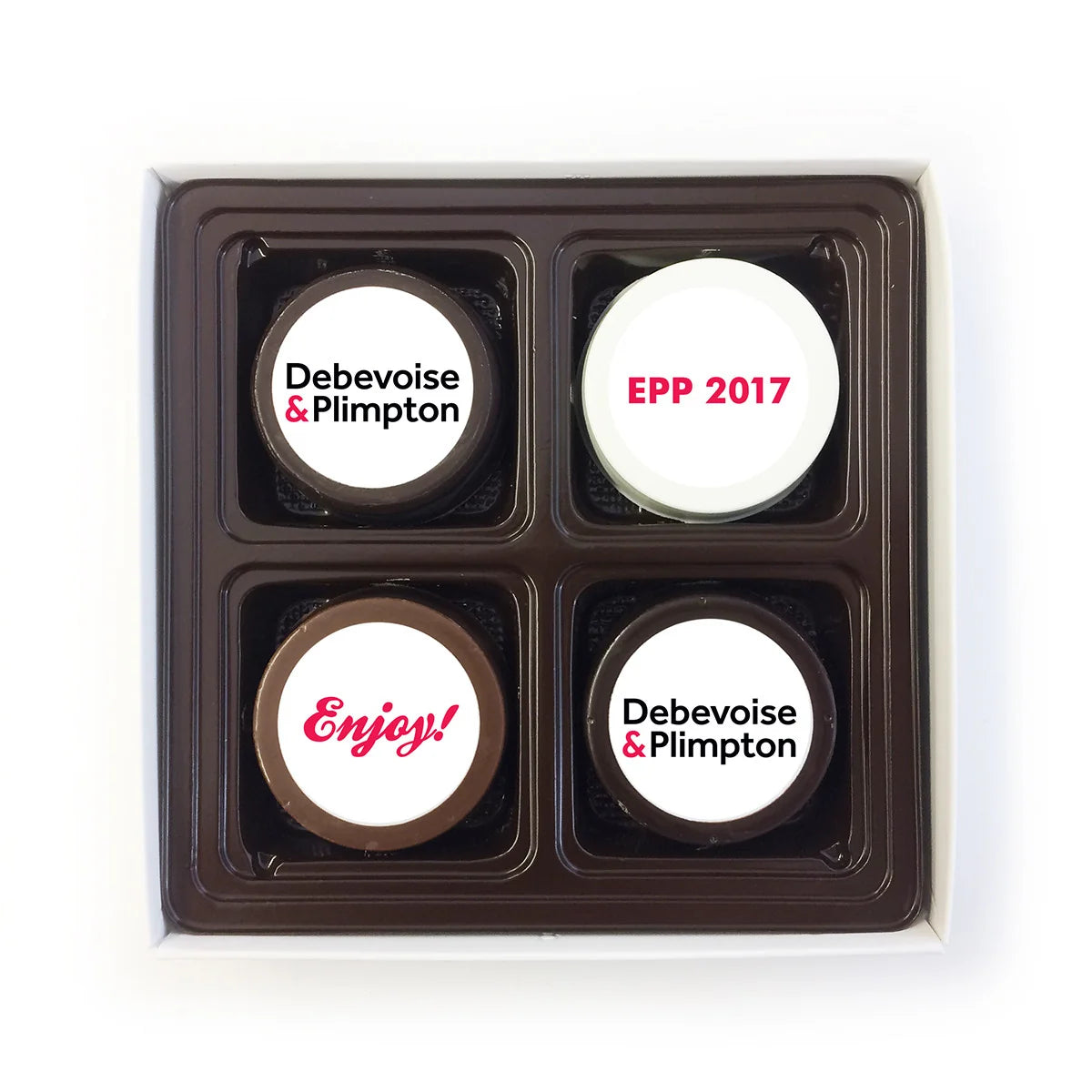 4-Pack Custom Logo Dipped Oreos