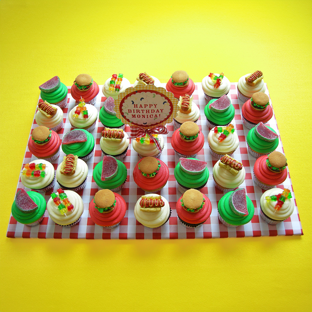 Birthday BBQ Cupcake Gift Set