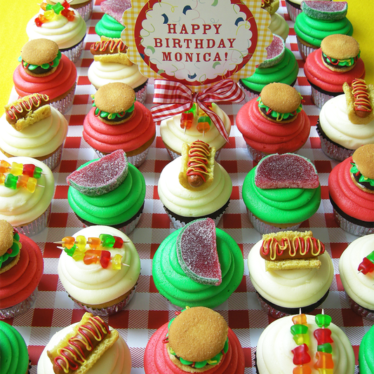 Birthday BBQ Cupcake Gift Set