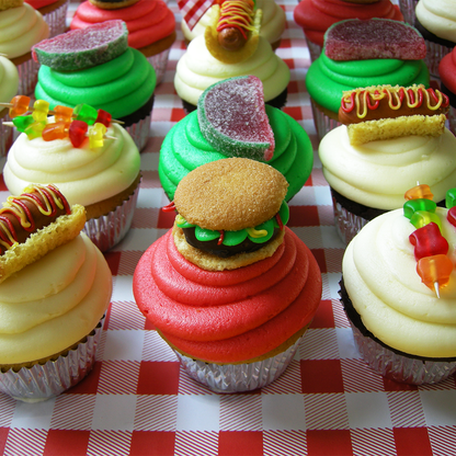 Birthday BBQ Cupcake Gift Set