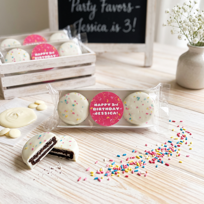 3-Pack Custom Logo Dipped Oreos