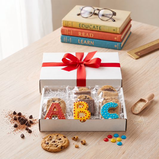 ABC kosher cookie and brownie gift box for teachers | Iris Lee