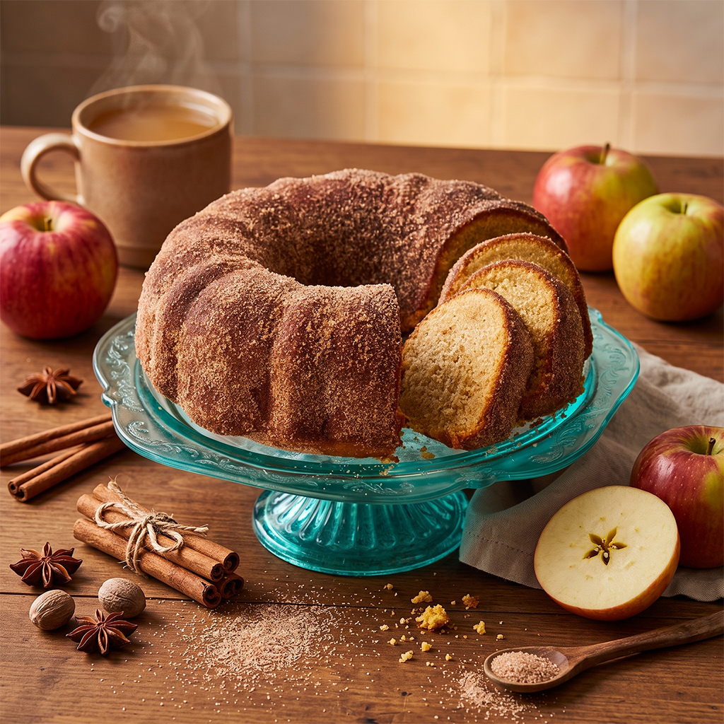 Apple Cider Donut Cake