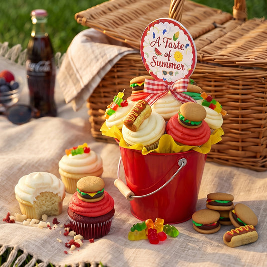 BBQ Kosher Cupcake Bouquet (view 1)