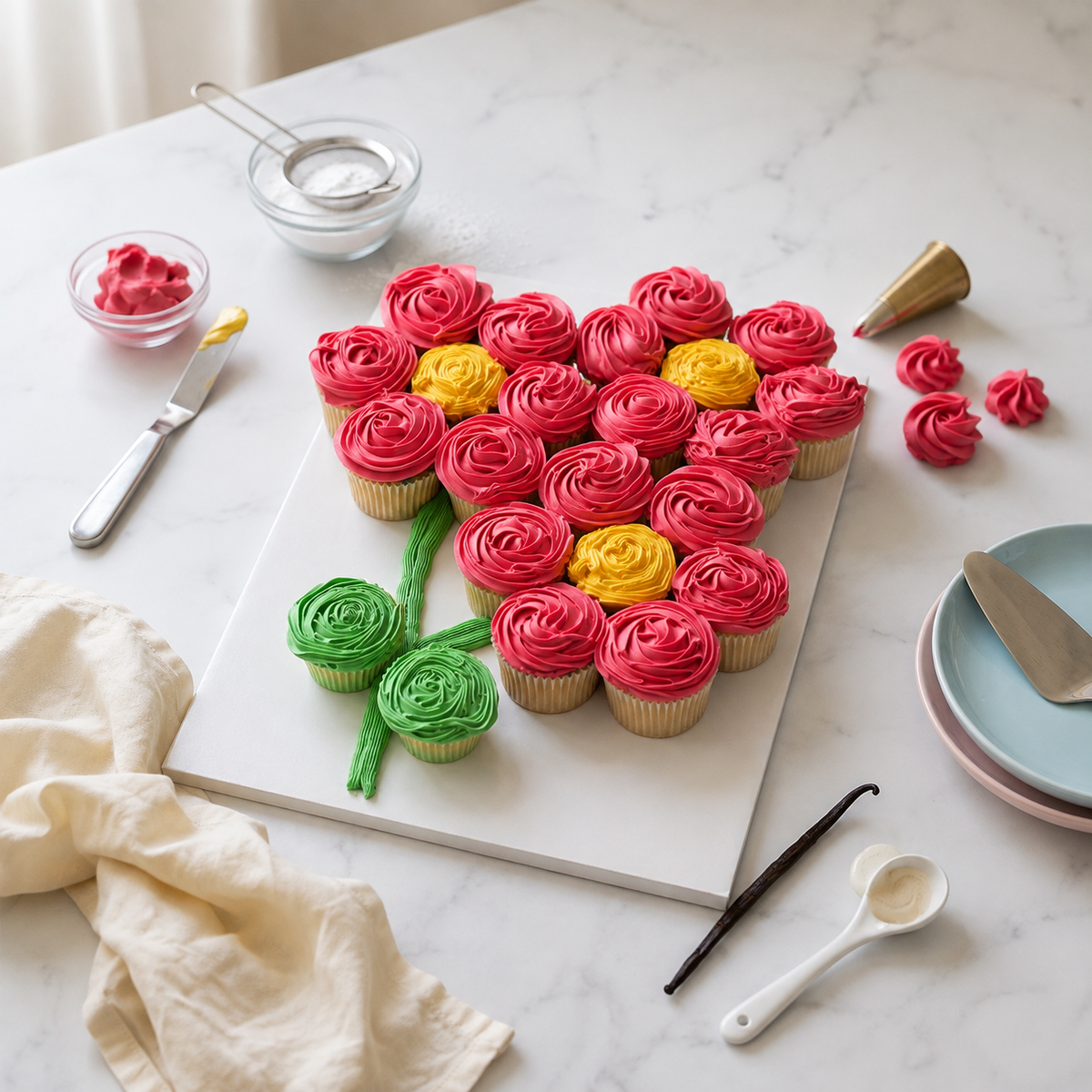 Blossom Bouquet Cupcake Cake