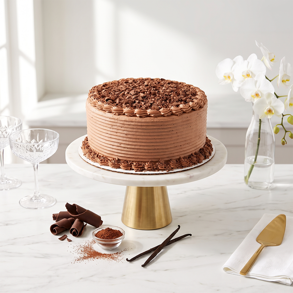 Chocolate Curls Cake