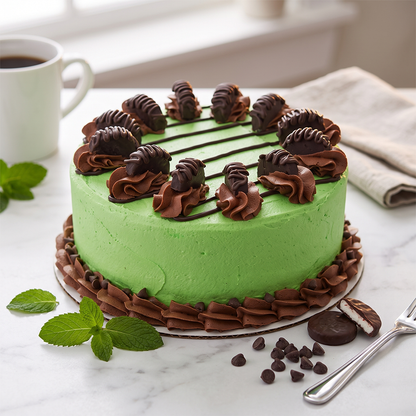 Chocolate Peppermint Patty Cake