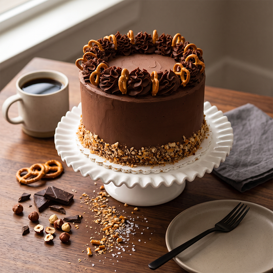 Chocolate Pretzel Cake