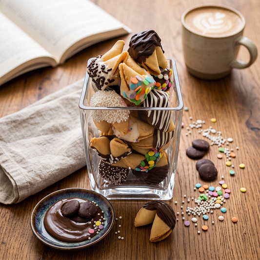 Dipped Fortune Cookies