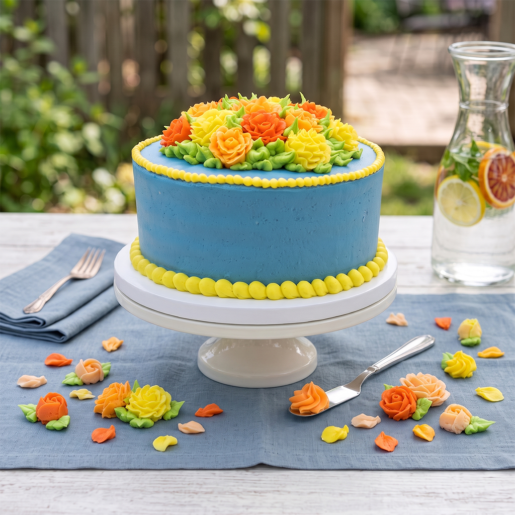 Floral Crown Cake