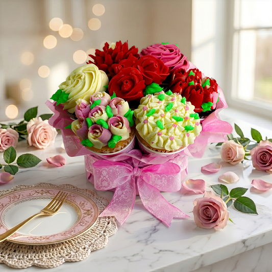 Floral Cupcake Bouquet