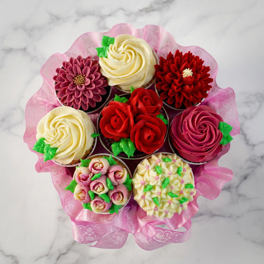 Floral Cupcake Bouquet