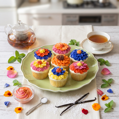 Floral Cupcakes
