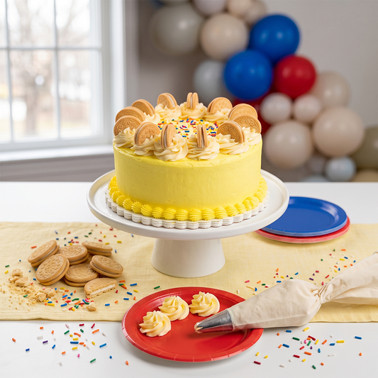 Golden Oreo Delight Cake
