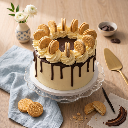 Golden Oreo Ganache Cake