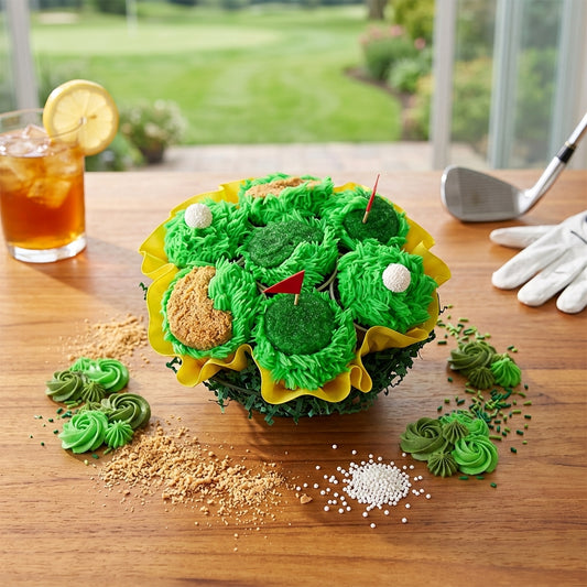 Golf Cupcake Bouquet