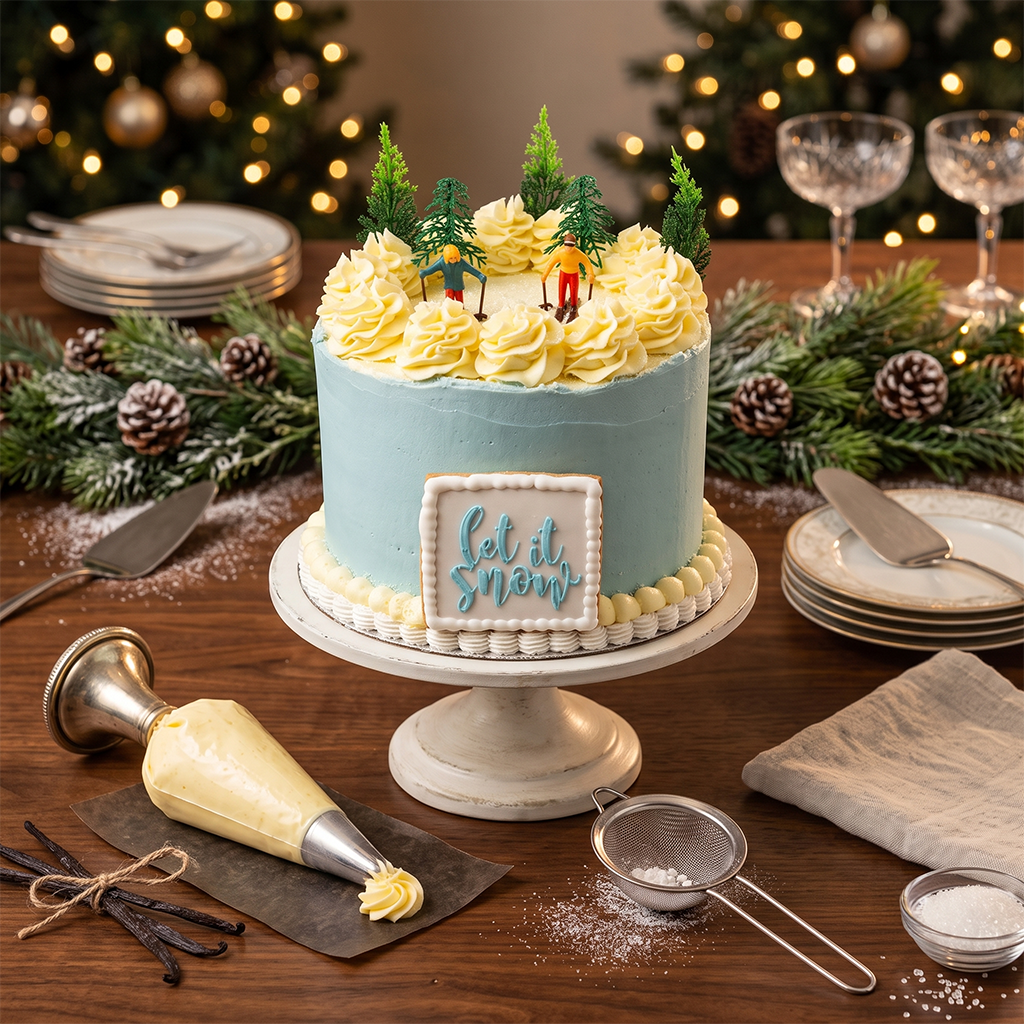 Let It Snow Cake