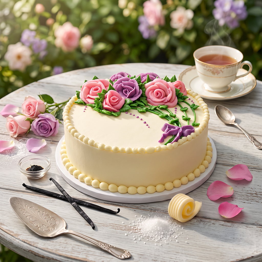 Pastel Petals Cake