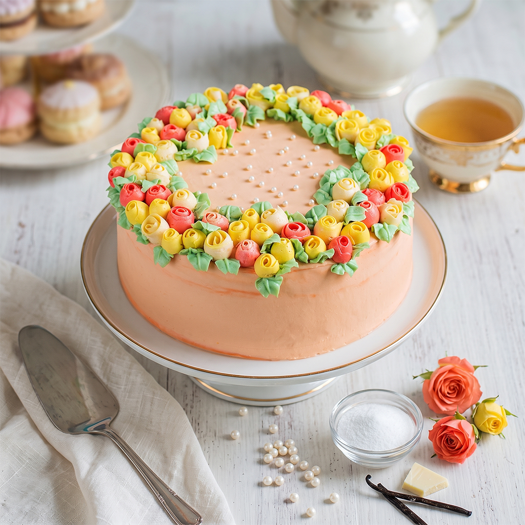 Rosebud Cake