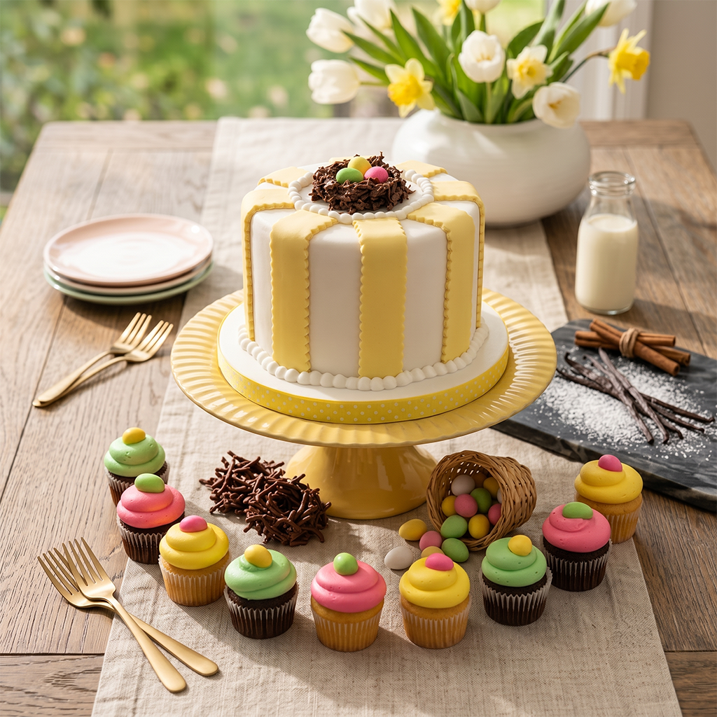 Spring Bird's Nest Cake