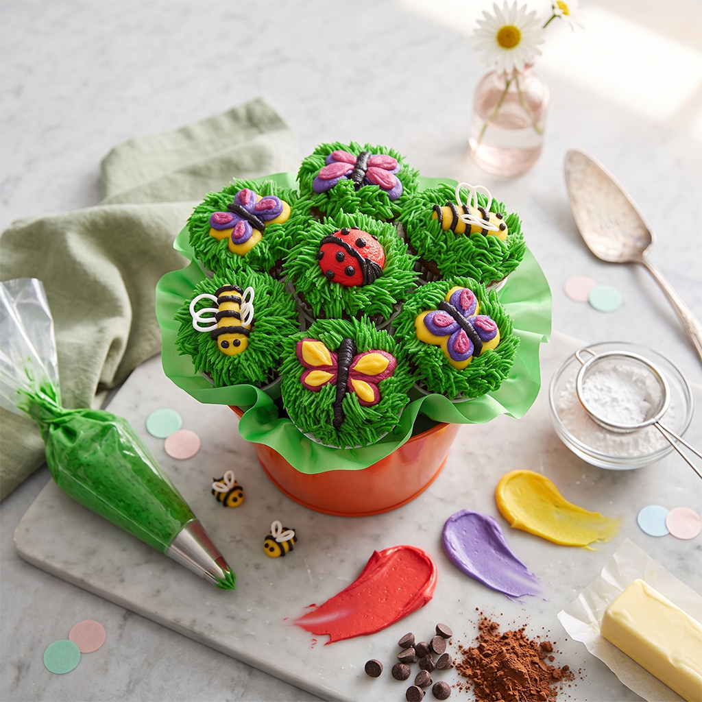 Spring Kosher Cupcake Bouquet (view 1)