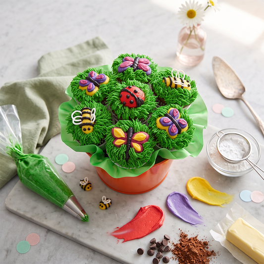 Spring Kosher Cupcake Bouquet (view 1)