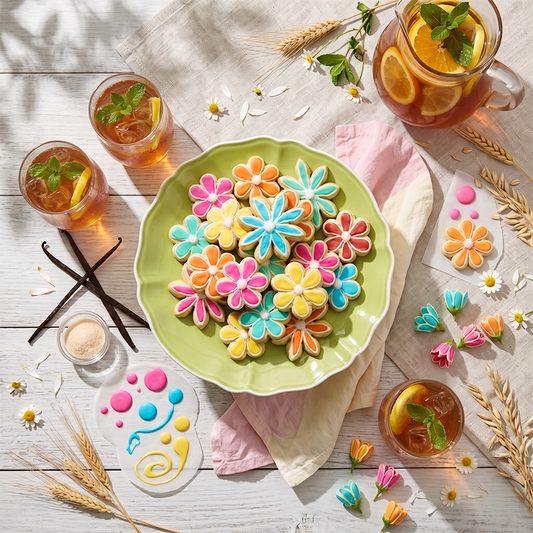 Spring Garden Decorated Sugar Cookies