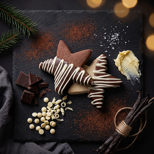 Star-Shaped Dipped Cookies