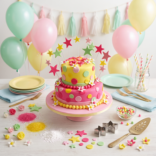 Stars & Polka Dot Cake