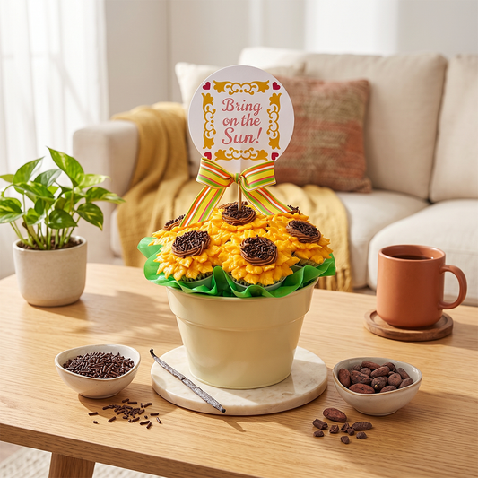 Sunflower Cupcake Bouquet