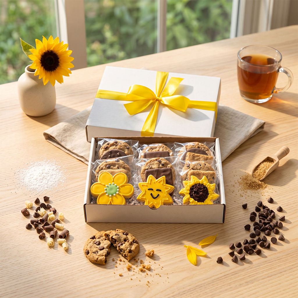 Sunshine Cookie & Brownie Care Box