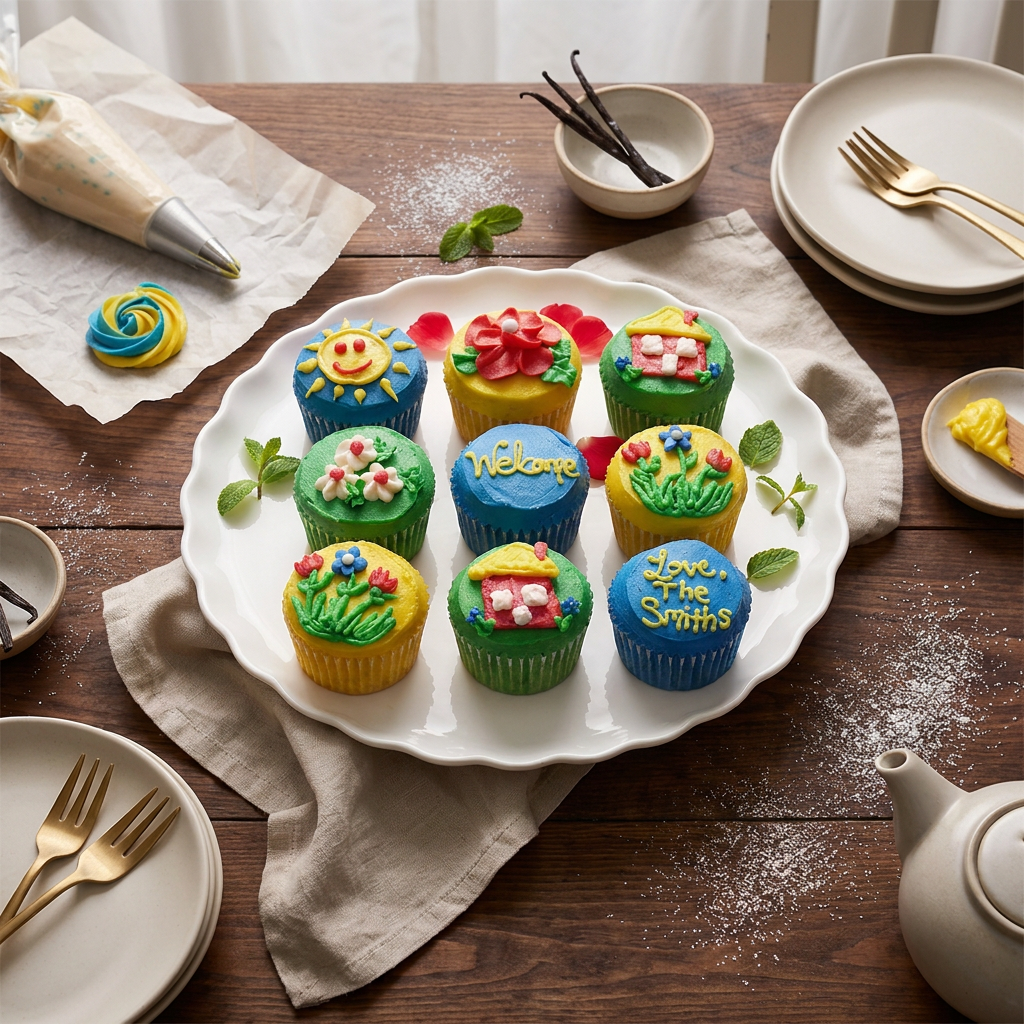 Welcome Home Mini Cupcakes