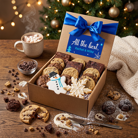 Winter Cookies & Brownies Gift Box