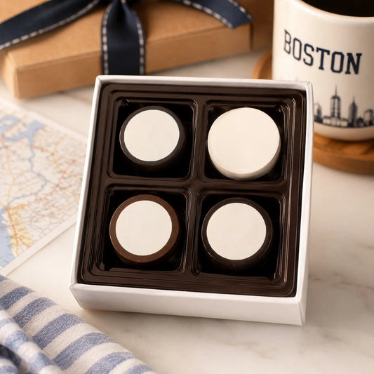 4-Pack Custom Logo Dipped Oreos