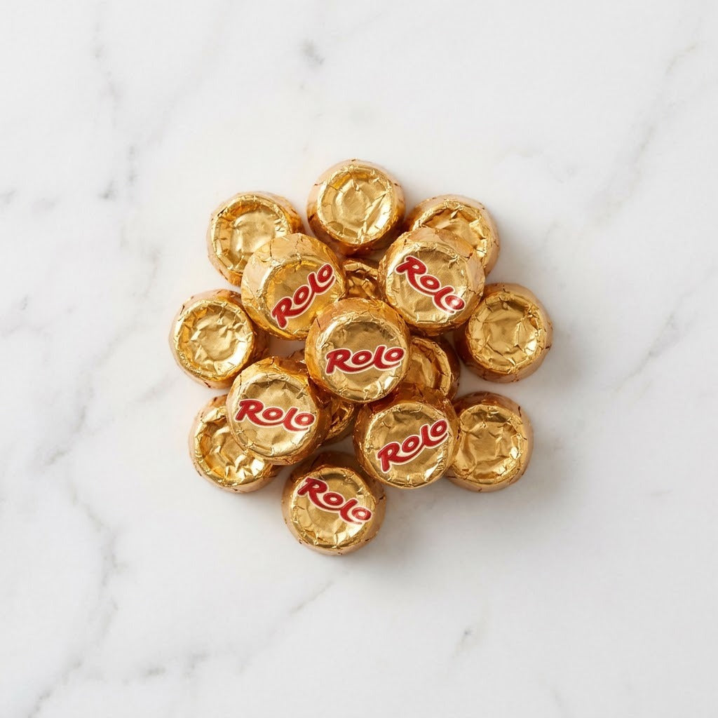 Rolo candy bag, kosher, made in Chestnut Hill MA