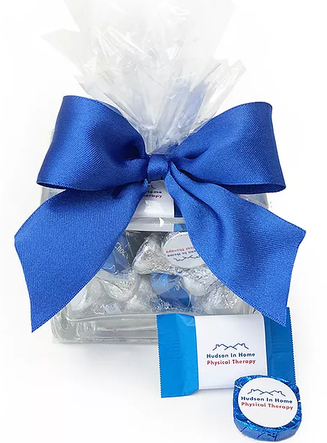 Glass Containers with Logo Candy