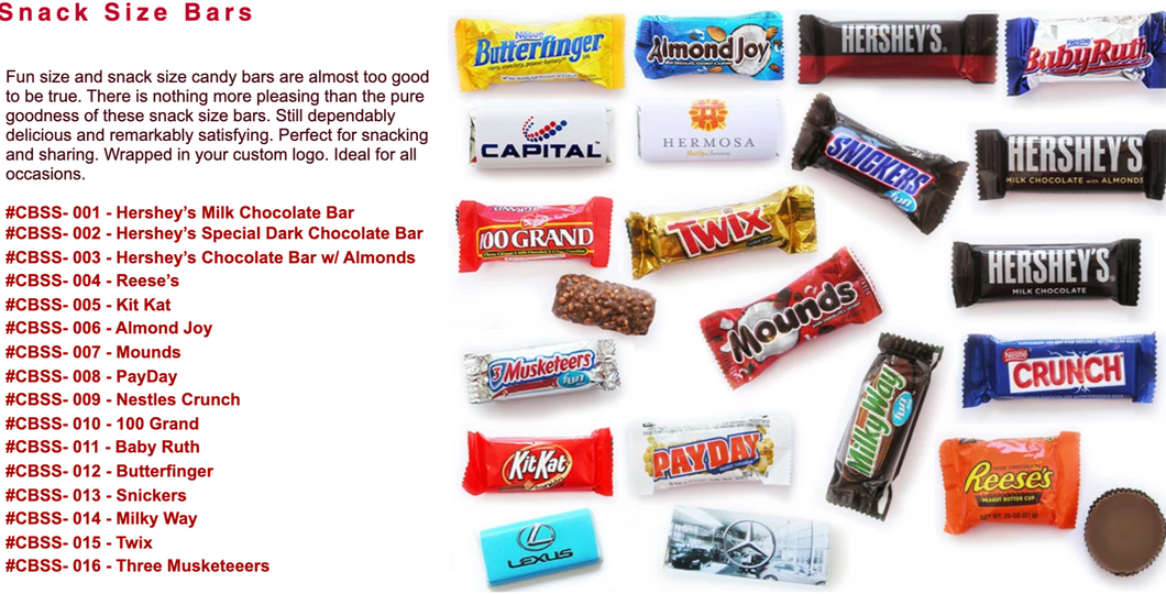 Snack Size Bars