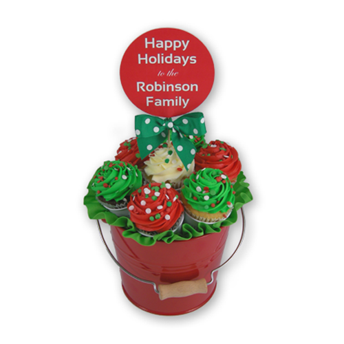 Christmas Cupcake Bouquet
